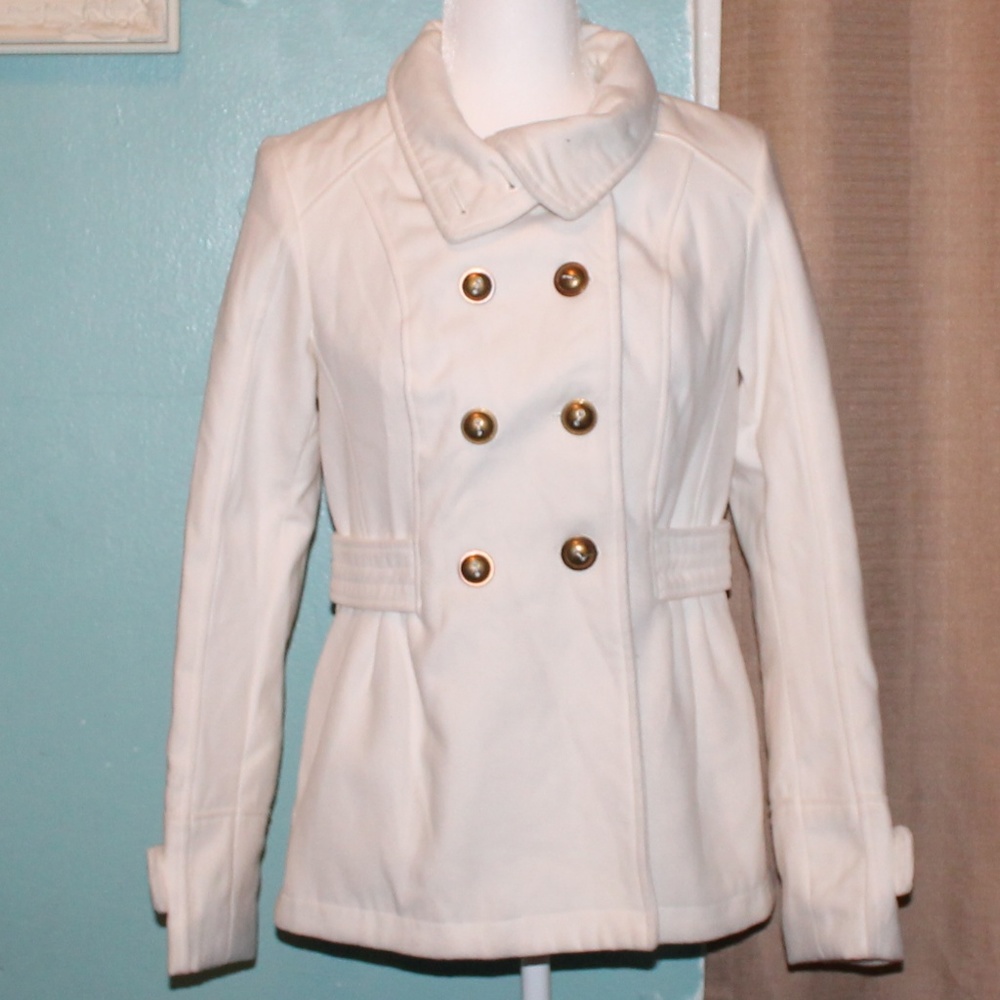 Pink Envelope Pea Coat